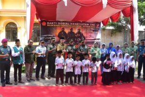 Danlanud Abd Saleh Malang Hadiri Bakti Sosial Kesehatan di Bangkalan Madura