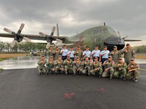 Tuntas Mengemban Misi Kemanusian  Palestina, Pesawat Hercules A-1328 Kembali Ke Lanud Abd Saleh
