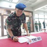 Mantan Danlanud RSA Natuna Kolonel Penerbang Jajang Setiawan Pecah Bintang jadi Marsekal Pertama