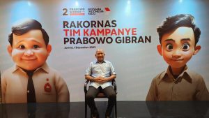 Design Masadepan Gambar Kartun Iklan Prabowo-Gibran hasil AI