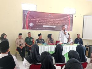 Serka Hasibuan Hadir Pada Pelantikan KPPS di Desa Payamaram