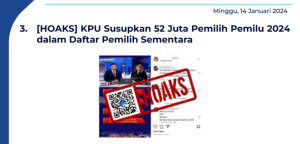 [CekFakta] KPU Susupkan 52 Juta Pemilih Pemilu 2024 Dalam Pemilih Sementara