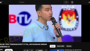 [CEKFAKTA] KPU Temukan Bukti Vital Kecurangan Gibran di Debat Cawapres