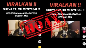 [Hoaks] Rekaman Percakapan Surya Paloh dan Anies Baswedan