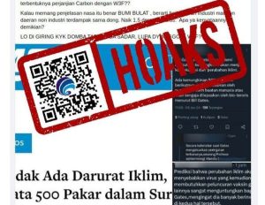 [CEKFAKTA] Perubahan Iklim adalah Hasil Konspirasi