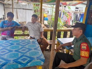 Praka Robi Kunjungi Desa Mubur Lakukan Komsos