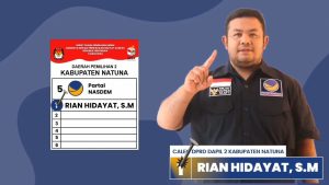 Rian Hidayat Caleg Milenial Calon DPRD Natuna