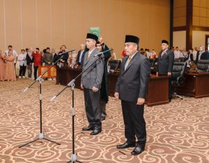 Mustamin Bakri bersama Muhaimin Ahmad Nasution Resmi Menjadi Anggota DPRD Kepri