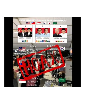 (CEKFAKTA) Hari ini Beredar Hasil Perolehan Suara di Luar Negeri, KPU Pastikan Hoax
