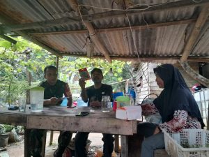 Praka Robi Chairul Lakukan Komsos di Desa Mubur