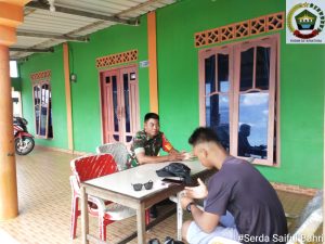 Serda Saiful Kembali Kunjungi Desa Piasan Untuk Jalin Komunikasi Sosial