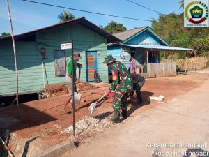 Komsos Kopda Hafit, Ikut Bantu Warga Desa Candi
