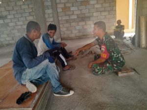 Serka M. Hasibuan Komsos di Desa Payamaram