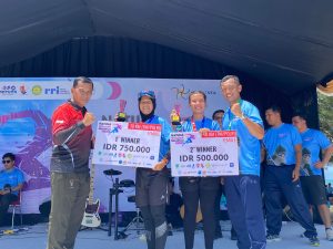 Korps Wanita TNI AL Lanal Ranai Juara II Geopark Marathon 2024