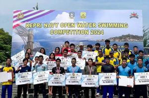 Kasal Muhammad Ali Buka Acara Navy Open Water Swimming Competition 2024