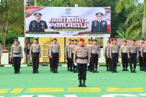 Kapolres Natuna, Pimpin Upacara Peringatan Hari Lahir Pancasila
