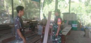 Serda Fadhlin Jalankan Komsos Rutinnya di Desa Putik