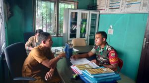 Serda Yusri Satria Kunjungi Kantor Desa Ladan Laksanakan Komsos