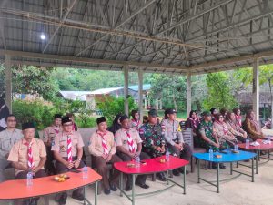 Serka M Hasibuan Hadiri HUT Pramuka Ke 63 Kwartir Ranting Kute Siantan