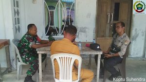 Pererat Silaturahmi, Koptu Suhendra Komsos Bersama Kades Lidi
