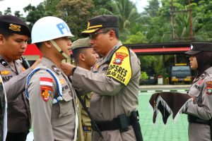 Polres Natuna Laksanakan Apel Gelar Pasukan Operasi Mantap Praja Seligi 2024
