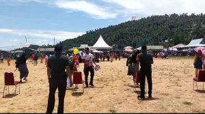 Peringati HUT RI Ke 79, Koramil 07/Palmatak Ikut Selenggarakan Permainan Rakyat