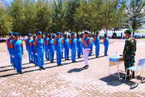 Semangat HUT TNI ke 79 Kodim 0318 Natuna Gelar Lomba PBB Kepada Tunas Bangsa