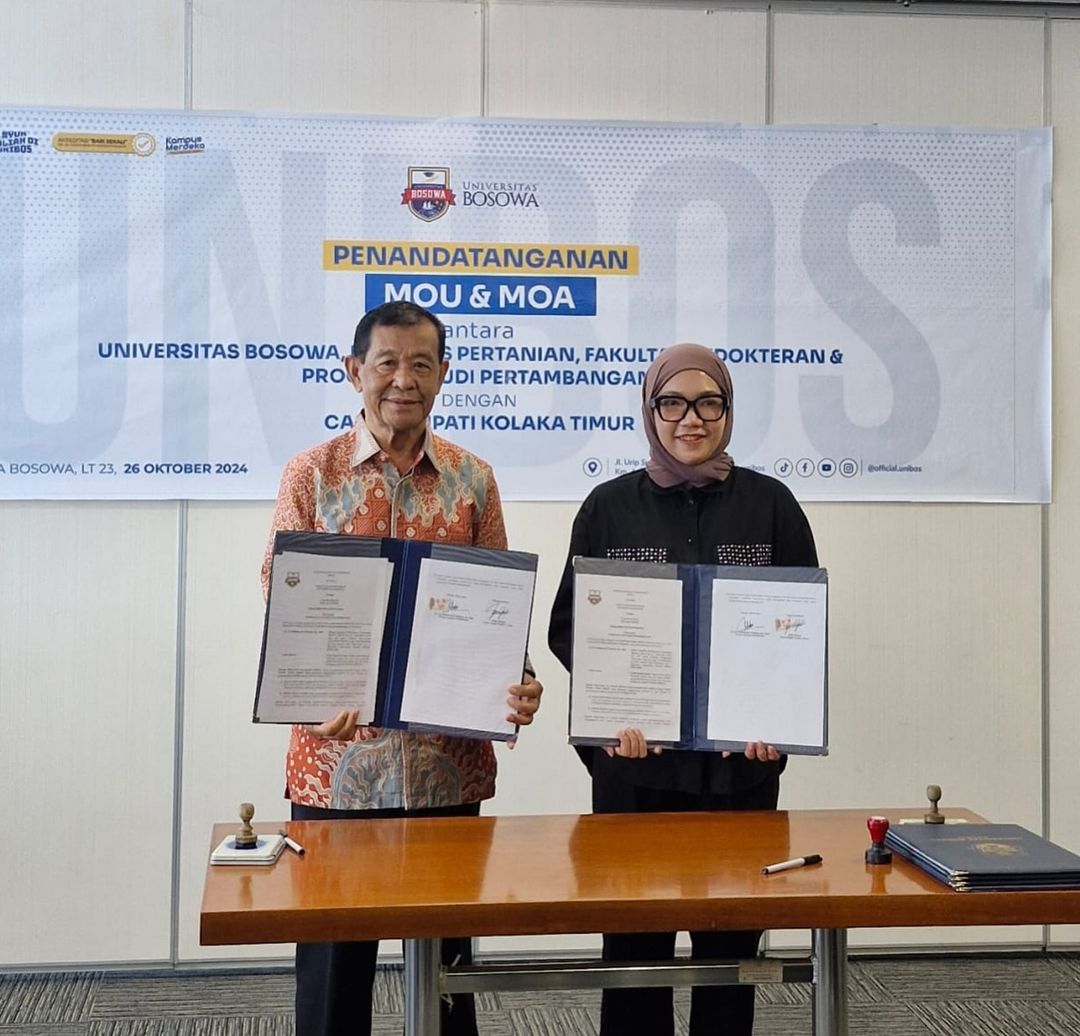 MoU tersebut disambut baik oleh Universitas Bosowa Makassar dan dilaksanakan pada Sabtu, 26 Oktober 4. Hadir pula dalam acara tersebut Pendiri Bosowa Group, H. Aksa Mahmud