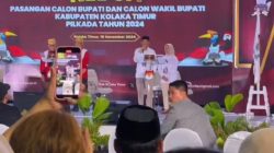 Tangkapan layar Suasana debat Kedua Kolaka Timur