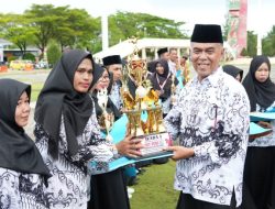 Bupati Natuna Kembali Bertugas, Pimpin Upacara Hari Guru Nasional