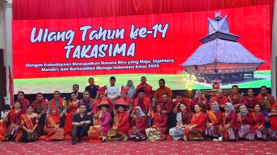 Ikatan Keluarga Batak Tanah Karo Simalem (TAKASIMA) Kabupaten Natuna memperingati Hari Ulang Tahunnya yang ke-14