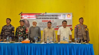 Anggota DPRD Provinsi Kepulauan Riau (Kepri), Marzuki SH, mengadakan penjaringan aspirasi masyarakat (Jaring Asmara) di Desa Bukit Padi, Kecamatan Jemaja Timur,