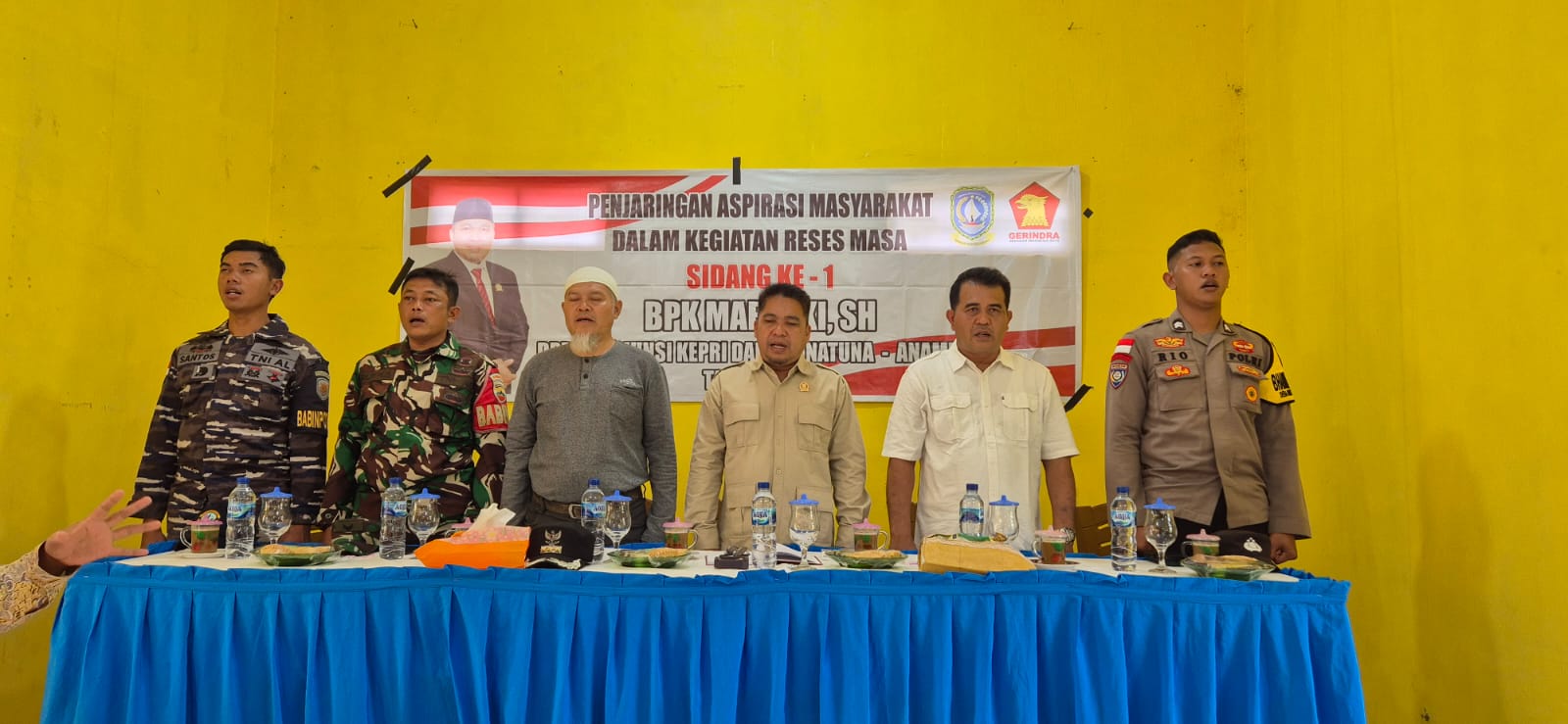 Anggota DPRD Provinsi Kepulauan Riau (Kepri), Marzuki SH, mengadakan penjaringan aspirasi masyarakat (Jaring Asmara) di Desa Bukit Padi, Kecamatan Jemaja Timur,