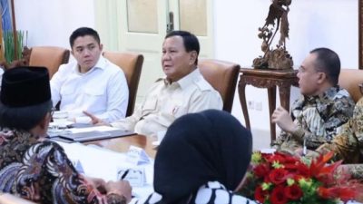 Wakil Ketua DPR Sufmi Dasco Ahmad Dampingi Panja Biaya Haji Bertemu Presiden Prabowo