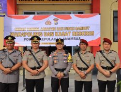 Polres Anambas Laksanakan Sertijab Waka dan Kasat Reskrim