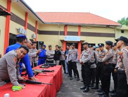 Polres Anambas Tingkatkan Kemampuan Anggota Dalam Menggunakan Senpi