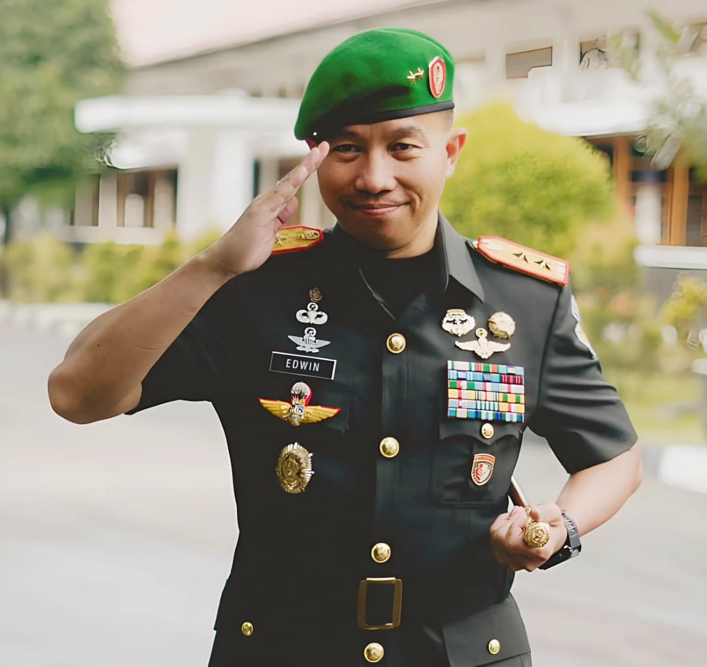 Mayor Jenderal (Mayjen) TNI Edwin Adrian Sumantha, S.H., PG. Dipl., M.Han.
