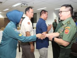 Bersih Hati Semangat Baru Pegawai Biro Infohan Kemhan Gelar Halalbihalal