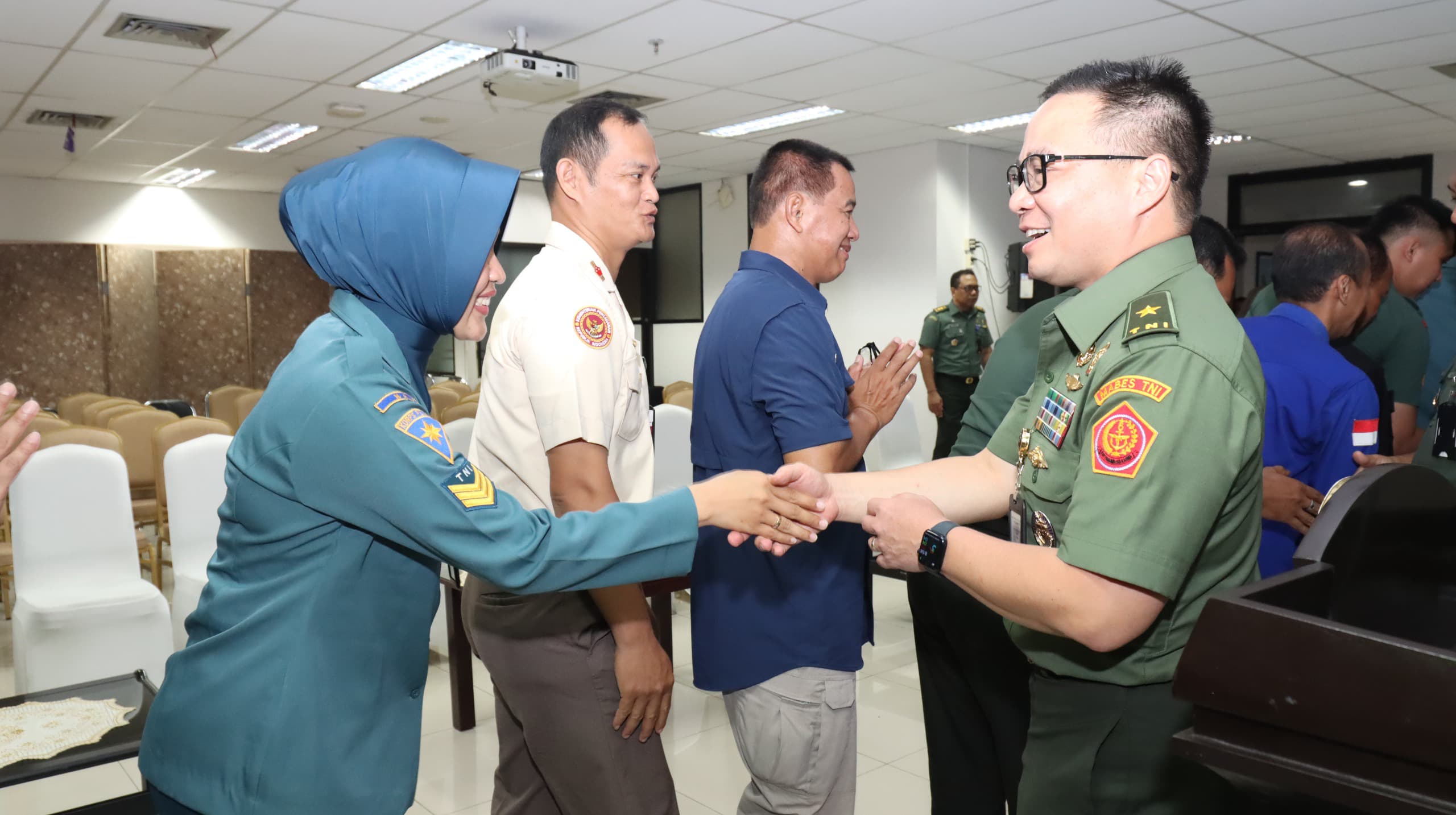 Kegiatan yang dipimpin langsung oleh Kepala Biro Infohan, Brigjen TNI Frega Wenas Inkiriwang