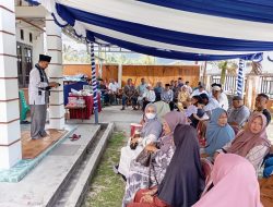 Halal Bi Halal Muhammad Faizan Pererat Silaturahmi Keluarga Besar Pulau Panjang dan Warga Pering Natuna