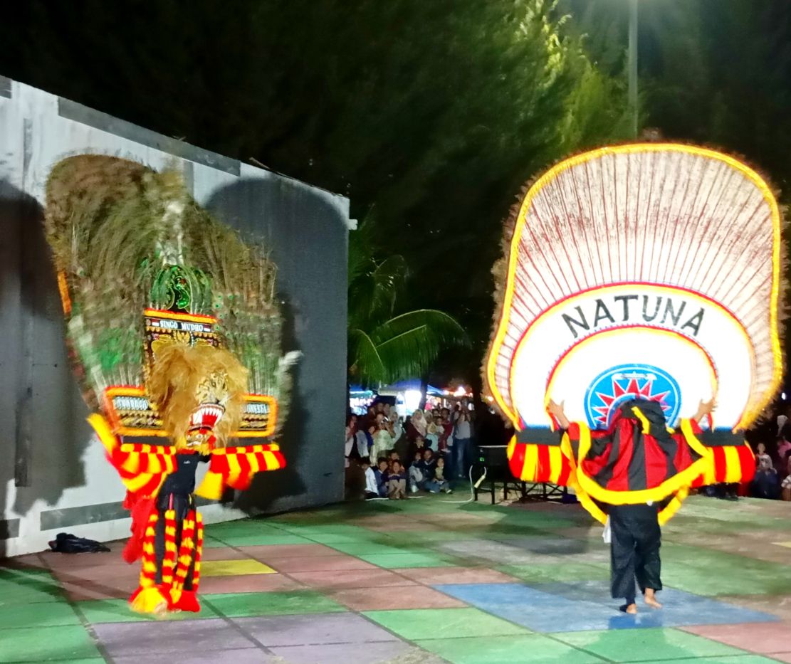 Reog hibur masyarakat Natuna