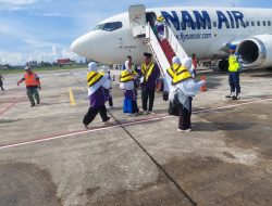 Lanud RSA Natuna Dukung Keberangkatan Jamaah Haji, Wujudkan TNI AU AMPUH