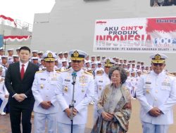 KASAL Dr Muhammad Ali Pimpin Serah Terima dan Pengukuhan Komandan KRI Bung Hatta-370, Perkuat Alutsista Dalam Negeri
