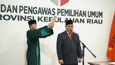 Said Abdullah Dahlawi sebagai anggota Bawaslu Provinsi Kepulauan Riau (Kepri) untuk periode 2023–2028