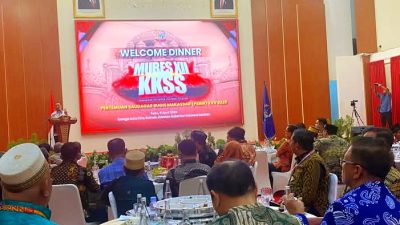 Welcome Dinner dan silaturahmi keluarga besar Kerukunan Keluarga Sulawesi Selatan (KKSS) di Rumah Jabatan Gubernur Sulawesi Selatan, Rabu (09/04/2025)