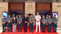 Kepala Staf Angkatan Laut (Kasal) Laksamana TNI Dr. Muhammad Ali menerima kunjungan kehormatan (Courtesy Call) Duta Besar Inggris untuk Indonesia