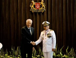 Laksamana TNI Muhammad Ali Raih Pingat Jasa Gemilang, Bukti Kerja Sama TNI AL-Singapura Makin Erat