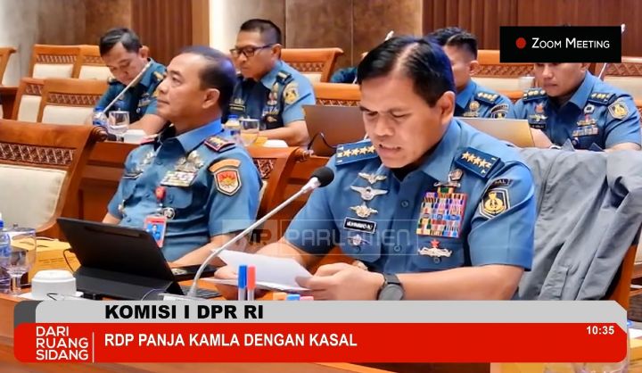 Kepala Staf Angkatan Laut (KSAL) Laksamana Muhammad Ali. Dok. Tangkapan Layar