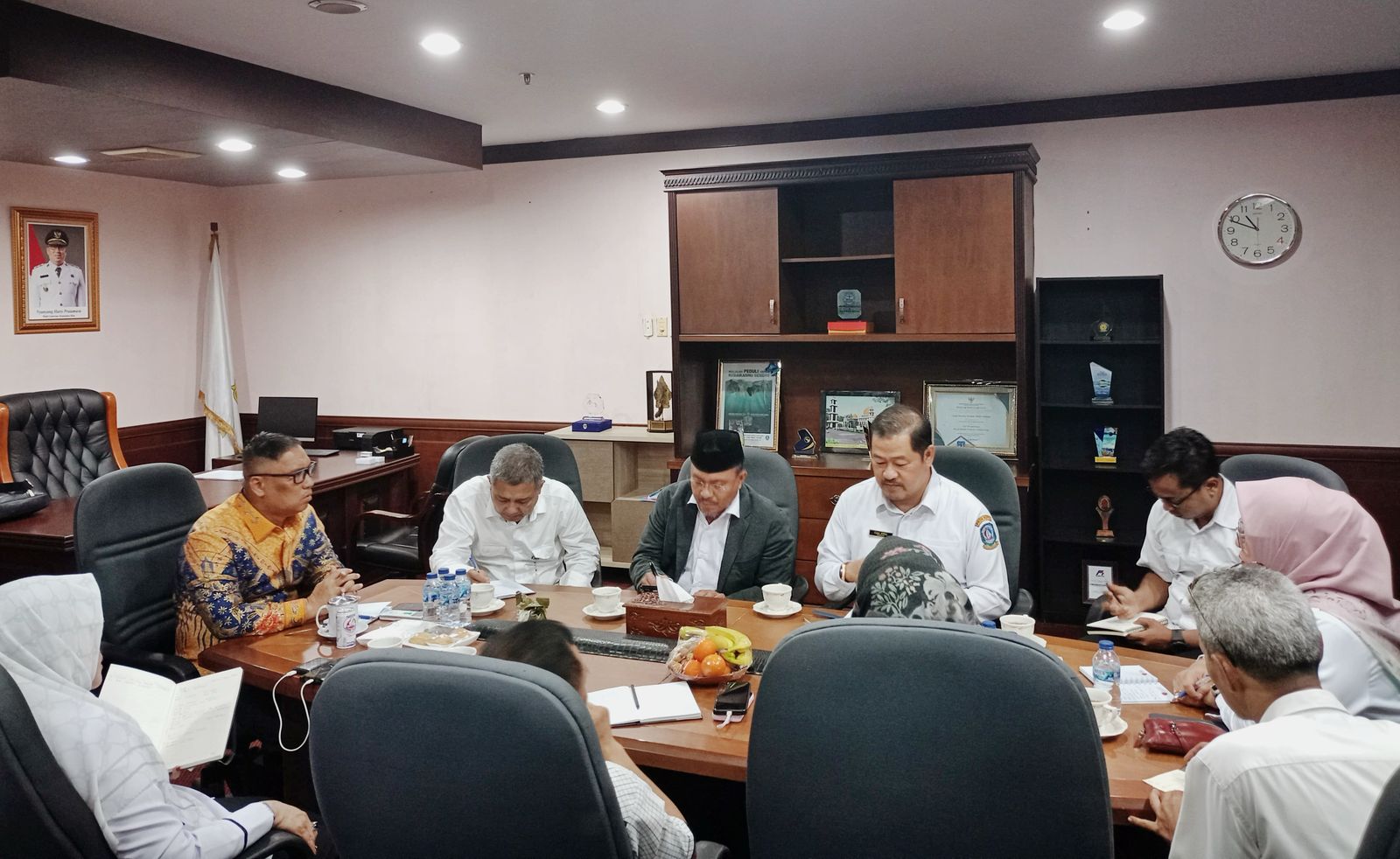 Dalam audiensi yang digelar dj Graha Kepri, Wakil Gubernur Kepri, Nyanyang Haris Pratamura bersama dengan PT Pelabuhan Kepri, Dinas Perhubungan (Dishub) Kepri, Badan Usaha Pelabuhan (BUP) Kepri