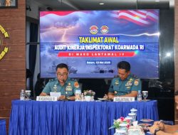 Ir Koarmada RI Laksma TNI Nursyawal Embun Pimpin Audit Kinerja IT Lantamal IV Batam